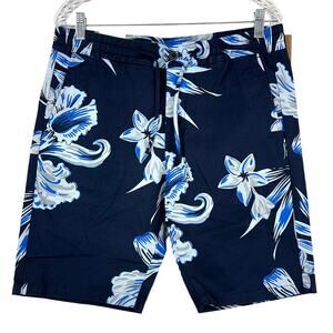 NN07 NWT Men's Seb Shorts 1004 Floral Pattern Regular Fit Size 31 Elastic Waist